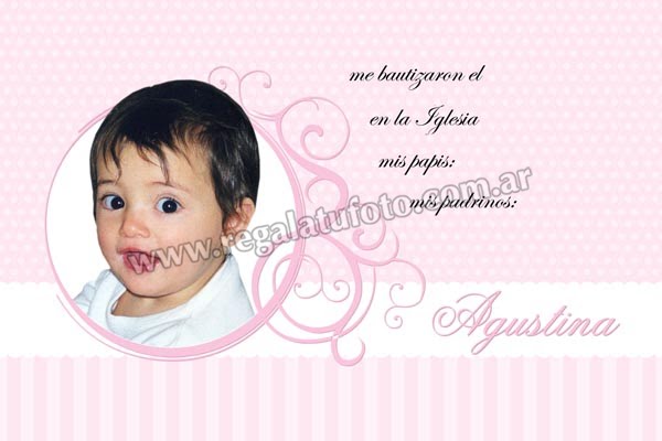 Bautismos - BA0101 Bautismos - BA0101 | Imagen del modelo