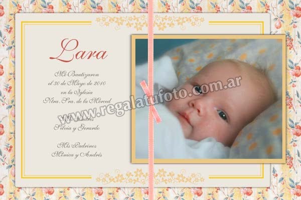Bautismos - BA0338 Bautismos - BA0338 | Imagen del modelo