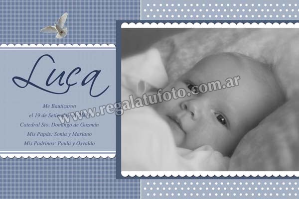 Bautismos - BA0340 Bautismos - BA0340 | Imagen del modelo