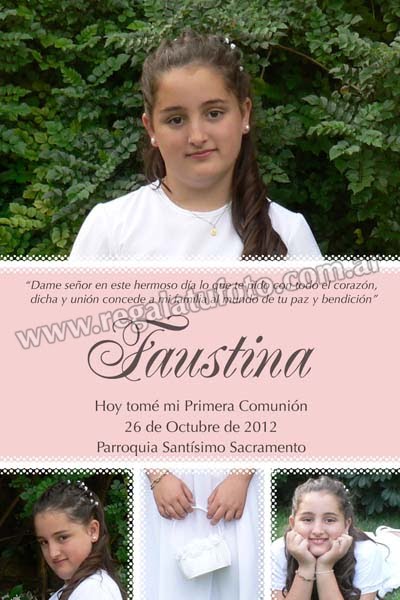 Estampita Fototarjeta - CO0519  | Imagen del modelo