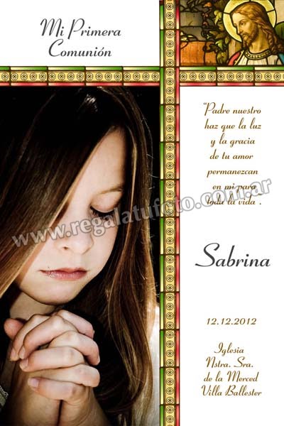 Estampita Fototarjeta - CO0526 Estampita Fototarjeta - CO0526 | Imagen del modelo