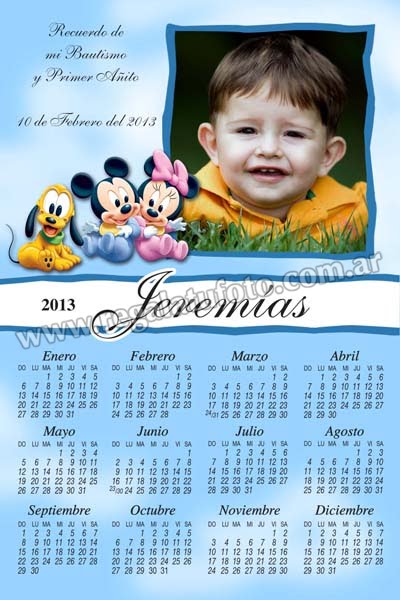 Almanaque  Mickey Baby - AL0549  | Imagen del modelo