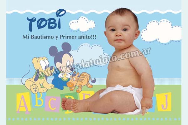Bautismo Mickey Baby - BA0591  | Imagen del modelo