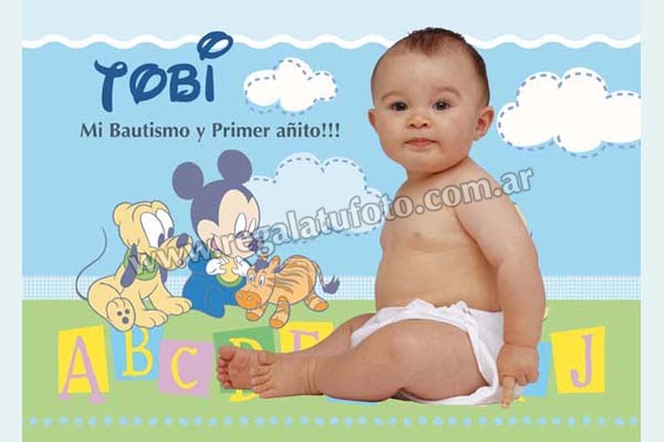 Bautismo Mickey Baby - BA0591 Bautismo Mickey Baby - BA0591 | Imagen del modelo