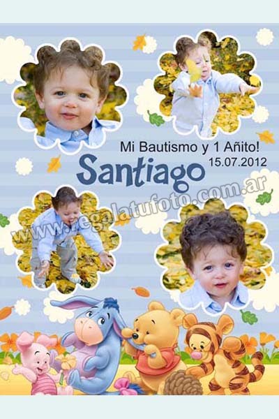 Bautismo Winnie Pooh Bebe - BA0594 Bautismo Winnie Pooh Bebe - BA0594 | Imagen del modelo