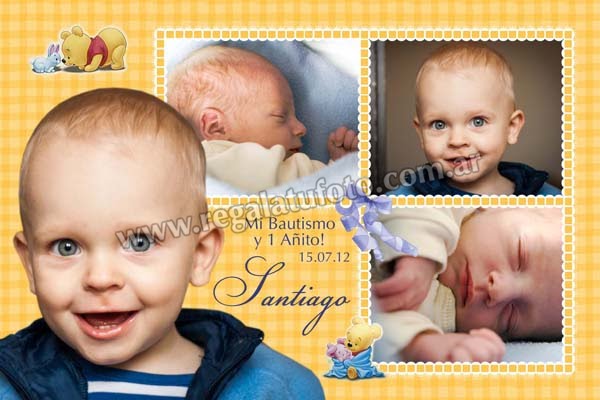 Bautismo Winnie Pooh Bebe - BA0595 Bautismo Winnie Pooh Bebe - BA0595 | Imagen del modelo