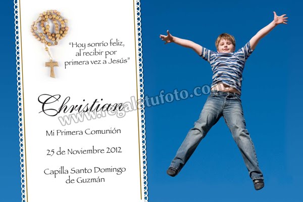 Estampita Fototarjeta - CO0599 Estampita Fototarjeta - CO0599 | Imagen del modelo