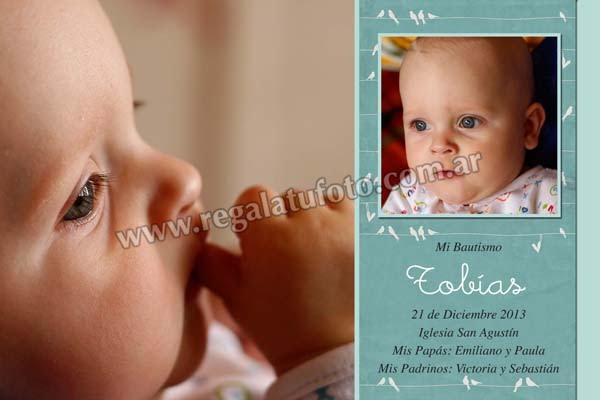 Bautismo Nenae Celeste Pajaritos - BA0658 Bautismo Nenae Celeste Pajaritos - BA0658 | Imagen del modelo