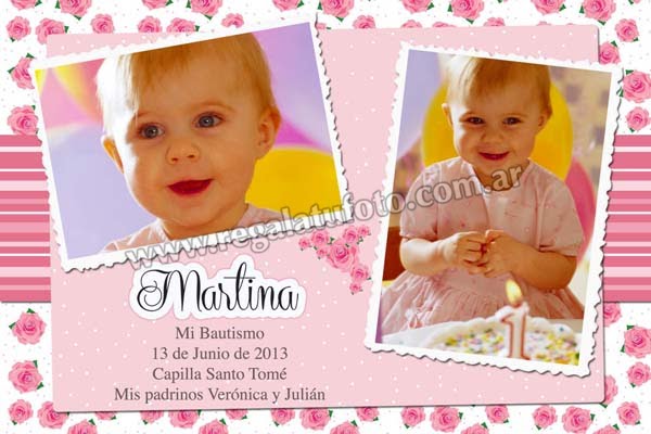 Bautismo Rosa Rayas - BA0660 Bautismo Rosa Rayas - BA0660 | Imagen del modelo