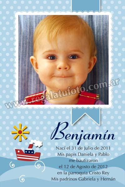Bautismo Lunares Marinos - BA0662 Bautismo Lunares Marinos - BA0662 | Imagen del modelo