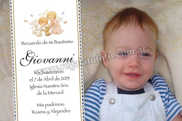 Bautismo Cinta Con Angeles - BA0665 Bautismo Cinta Con Angeles - BA0665 | Imagen del modelo