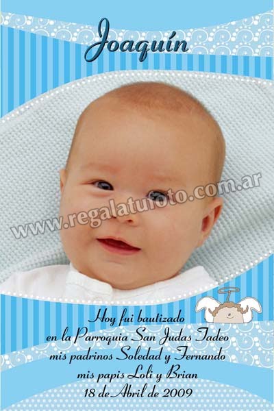 Bautismo Patchwork En Celeste - BA0666 Bautismo Patchwork En Celeste - BA0666 | Imagen del modelo
