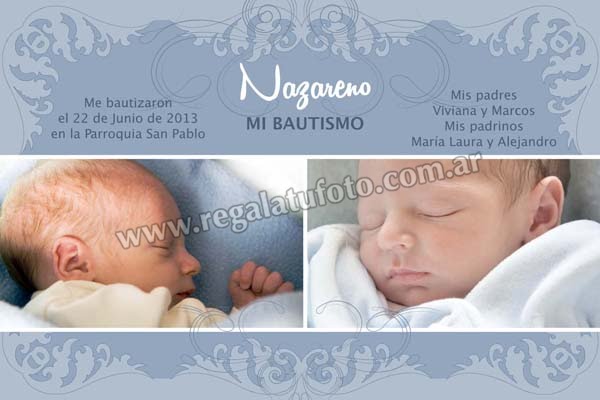 Bautismo Marcos Celeste - BA0677 Bautismo Marcos Celeste - BA0677 | Imagen del modelo