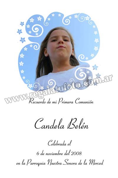 Estampita Fototarjeta - CO0689 Estampita Fototarjeta - CO0689 | Imagen del modelo
