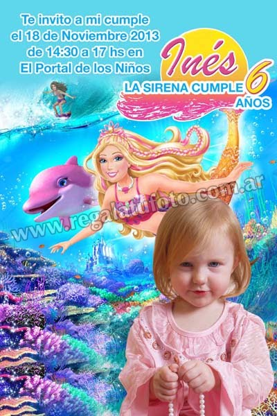 Barbie Sirena - CU0706 Barbie Sirena - CU0706 | Imagen del modelo
